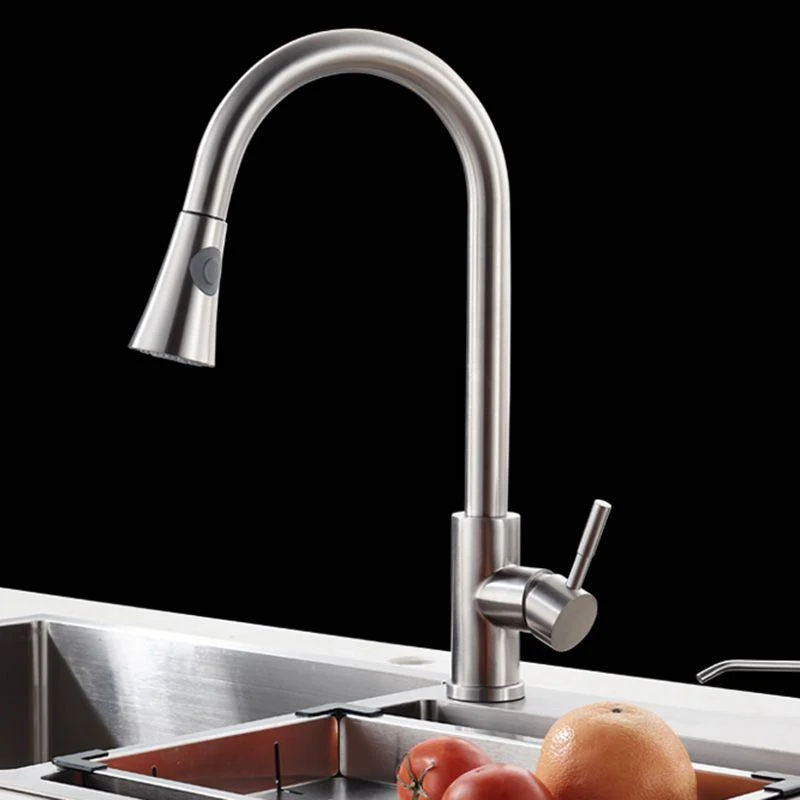 Contemporary Style Kitchen Sink Noise-cancelling Design Stainless Steel Kitchen Sink -Bathlova