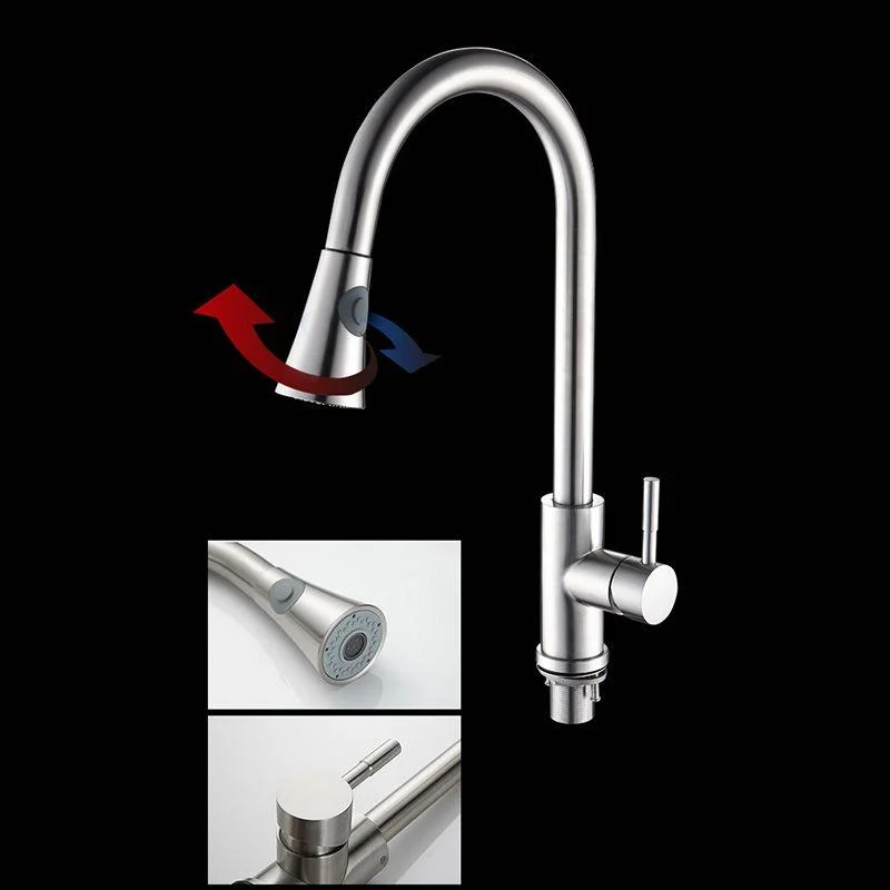 Contemporary Style Kitchen Sink Noise-cancelling Design Stainless Steel Kitchen Sink -Bathlova