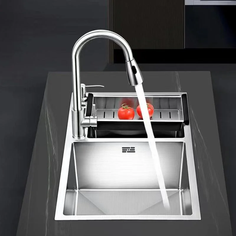 Contemporary Style Kitchen Sink Stainless Steel 2 Holes Drop-In Kitchen Double Sink -Bathlova