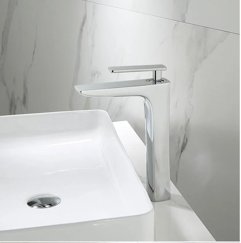 Elegant Deck Mount Bathroom Basin Mixer Tap -Bathlova