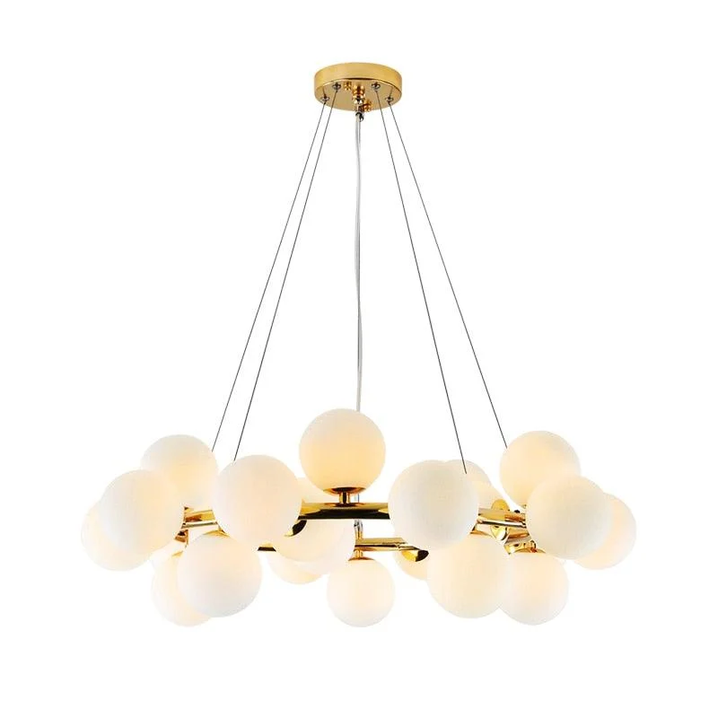 Elena - Modern Glass Globe Chandelier -Bathlova