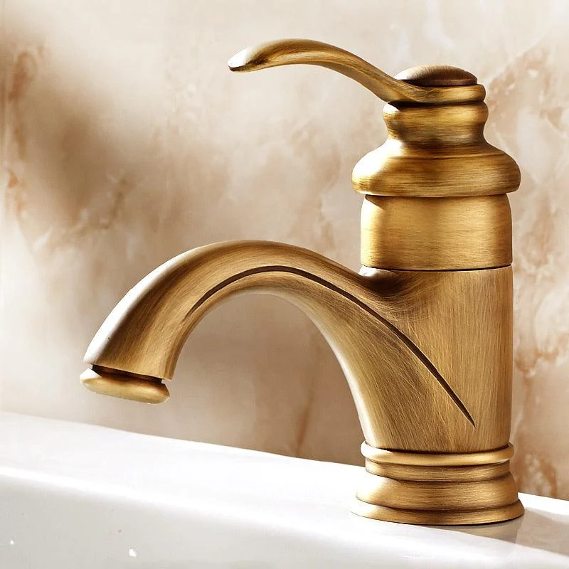 Elijah - Rustic Brass Bathroom Tap -Bathlova