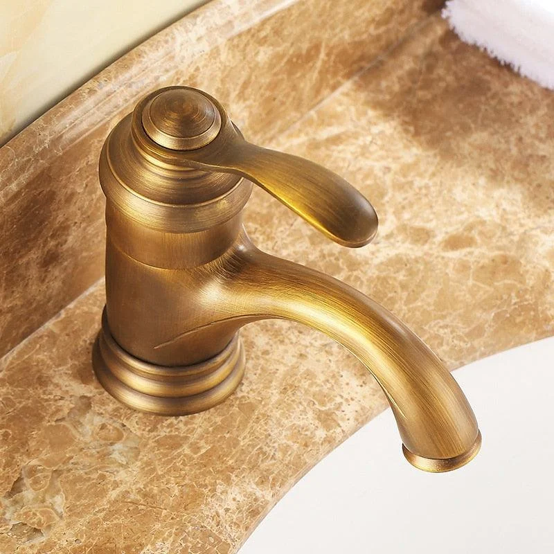 Elijah - Rustic Brass Bathroom Tap -Bathlova