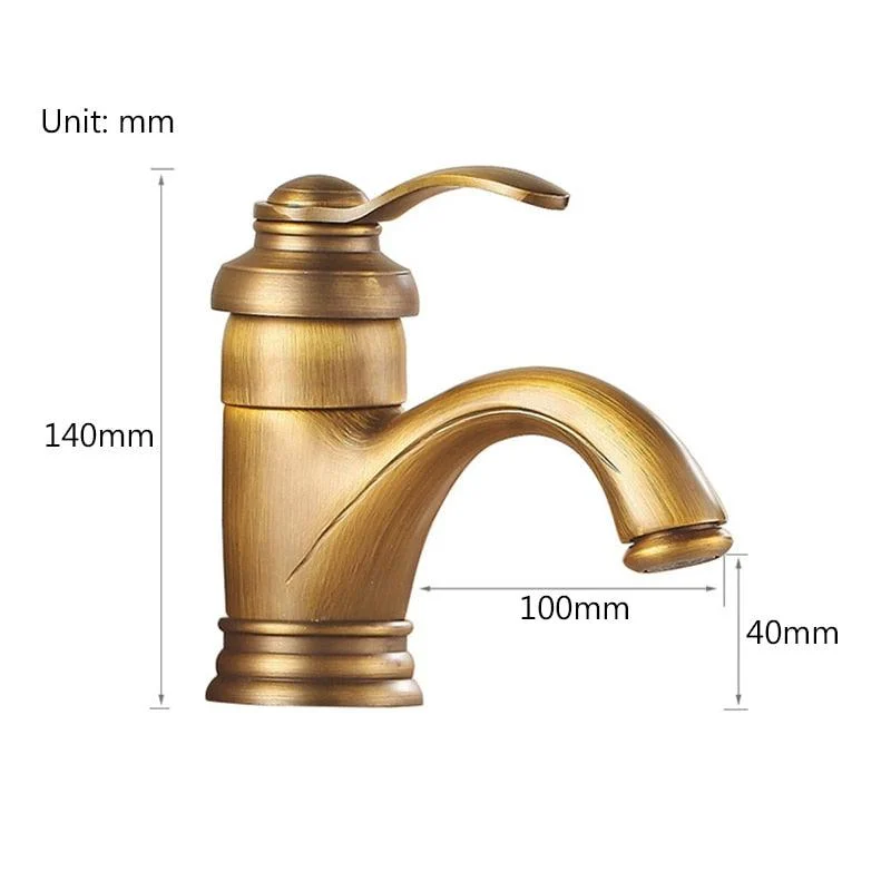 Elijah - Rustic Brass Bathroom Tap -Bathlova