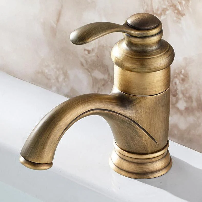 Elijah - Rustic Brass Bathroom Tap -Bathlova