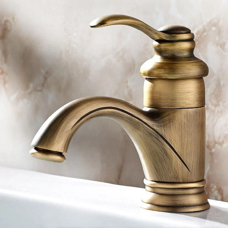 Elijah - Rustic Brass Bathroom Tap -Bathlova