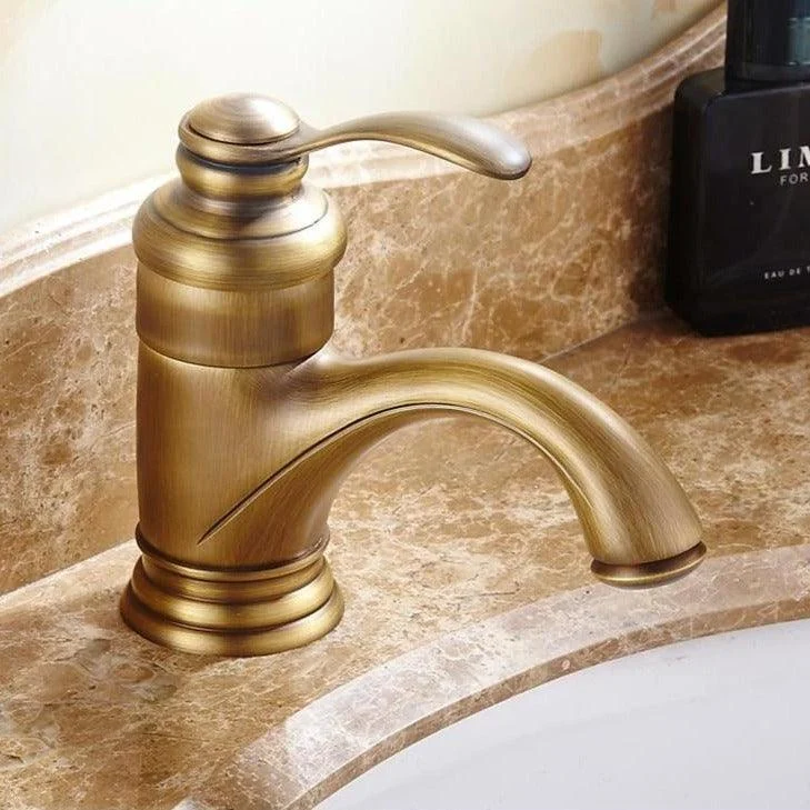 Elijah - Rustic Brass Bathroom Tap -Bathlova