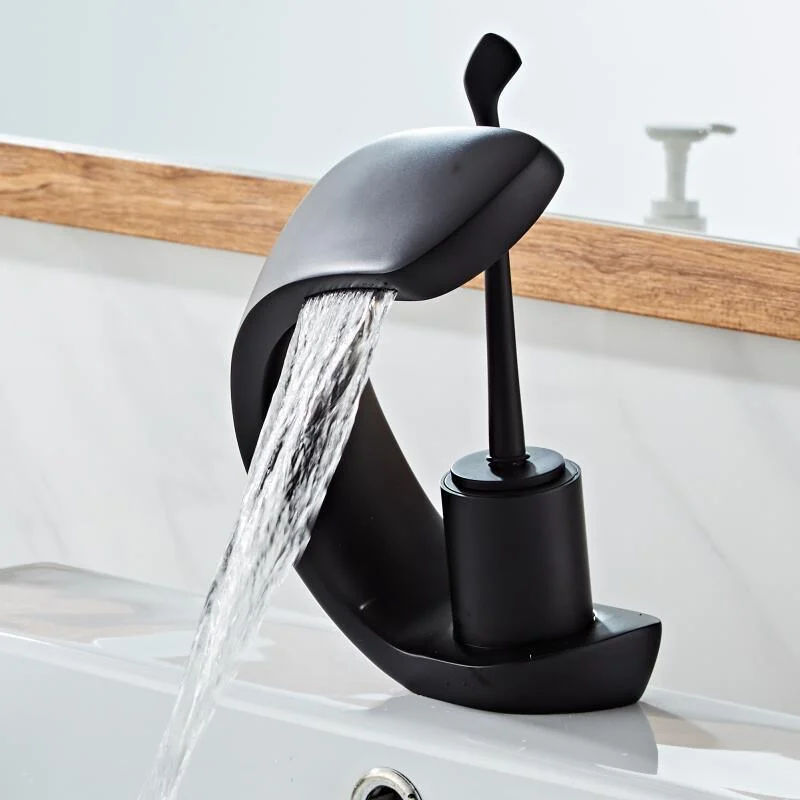 Ellie - Modern Curved Waterfall Tap -Bathlova