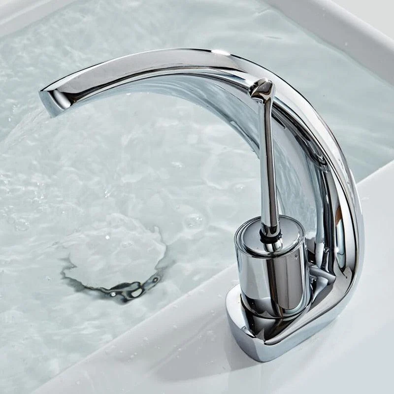 Ellie - Modern Curved Waterfall Tap -Bathlova