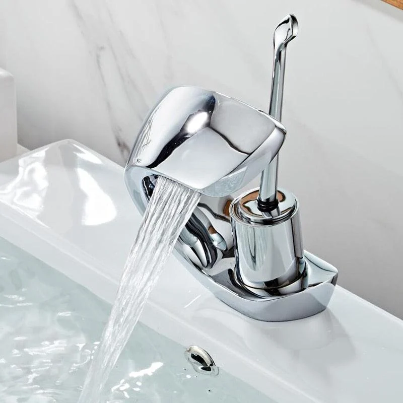 Ellie - Modern Curved Waterfall Tap -Bathlova