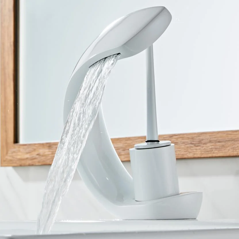 Ellie - Modern Curved Waterfall Tap -Bathlova