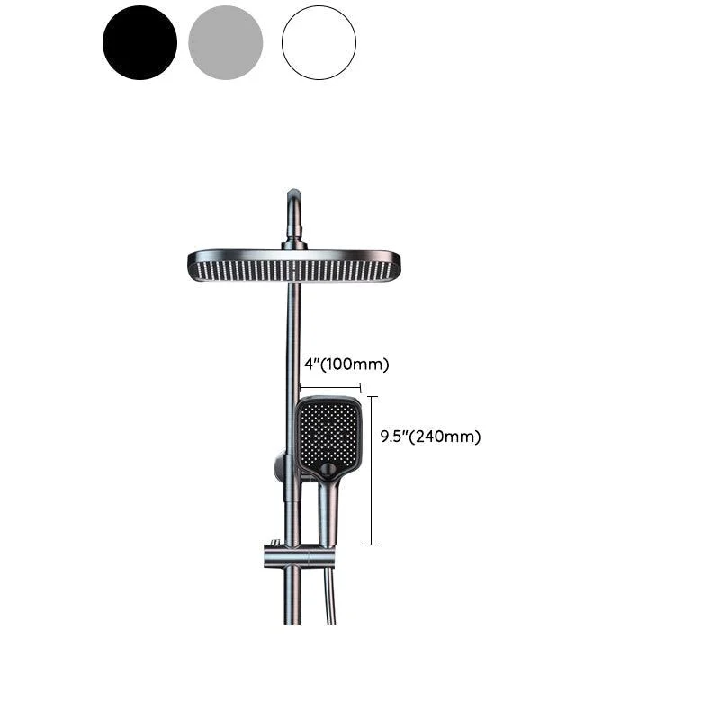 Ellipse Shower Set Intelligent Digital Display Thermostatic Shower Diamond Button -Bathlova