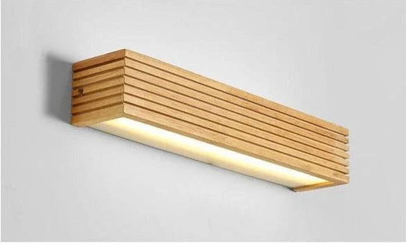 Emica - Modern Japanese Wooden Wall Lamp -Bathlova