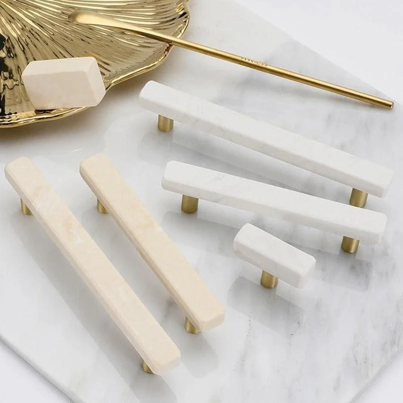 European Marble Cabinet and Drawer Handles -Bathlova