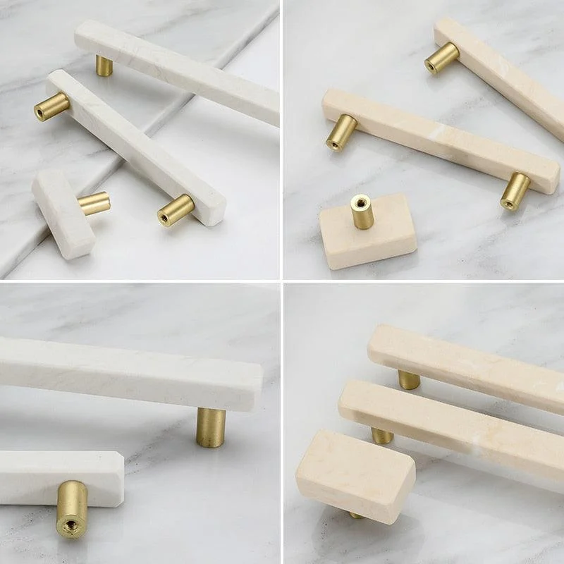 European Marble Cabinet and Drawer Handles -Bathlova