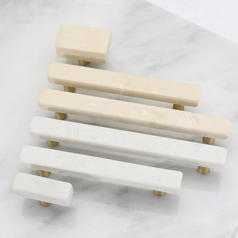 European Marble Cabinet and Drawer Handles -Bathlova