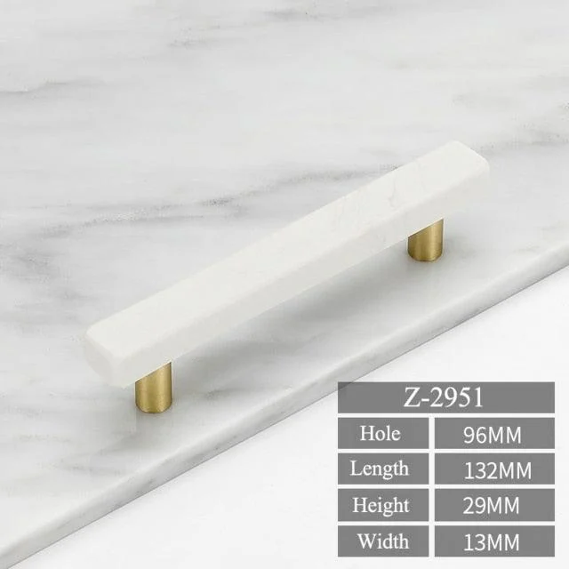 European Marble Cabinet and Drawer Handles -Bathlova