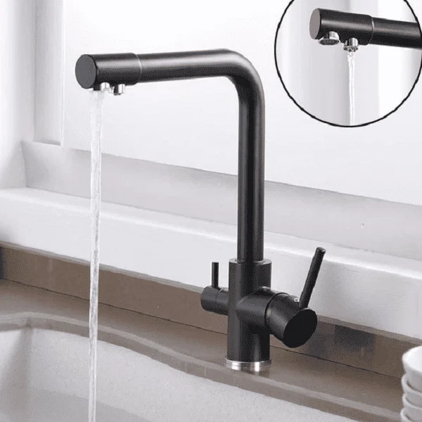 Evanie - Modern 3 in 1 Kitchen Tap -Bathlova