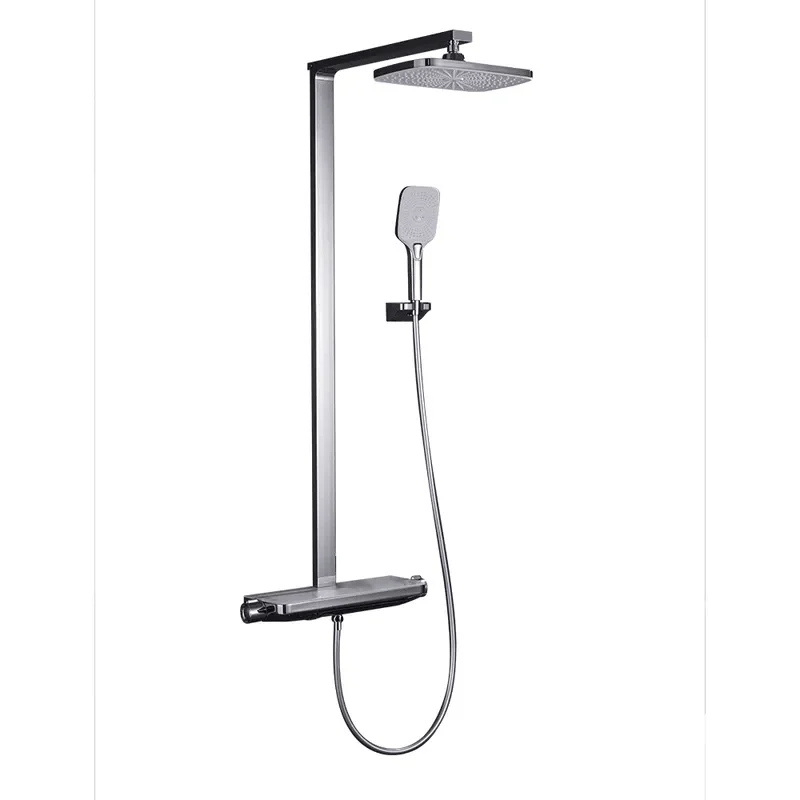 exposed-solid-brass-rainfall-shower-system-with-hand-shower-and-stone-rack-bathlova-10 Exposed Solid Brass Rainfall Shower System with Hand shower & Stone Rack -Bathlova