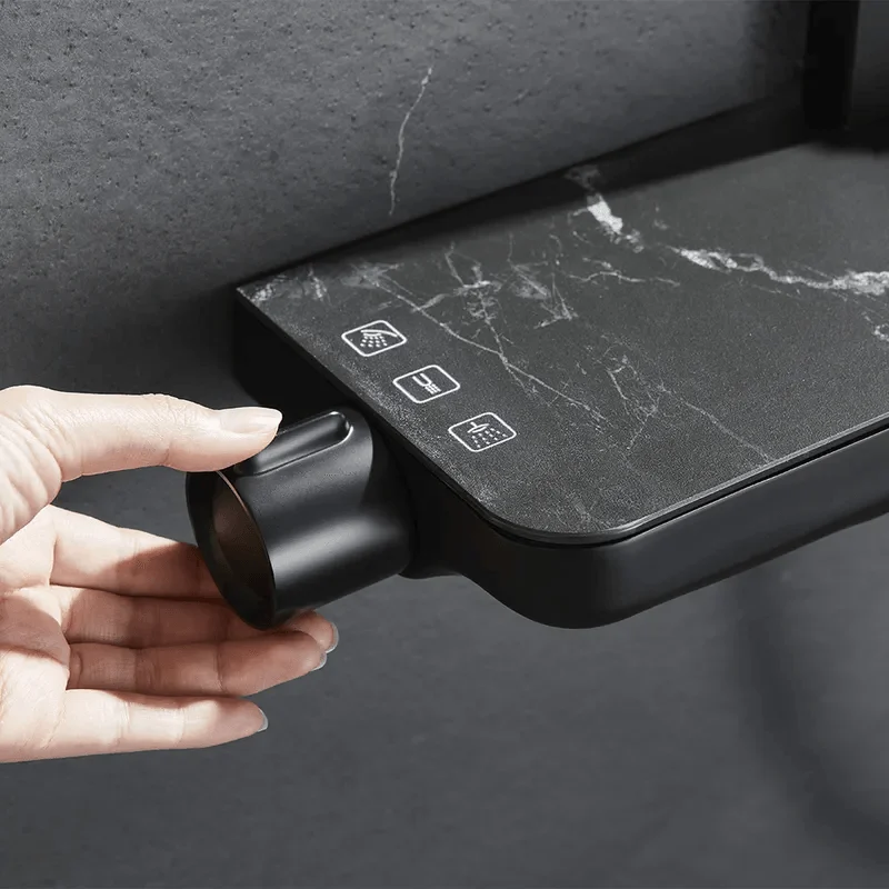 exposed-solid-brass-rainfall-shower-system-with-hand-shower-and-stone-rack-bathlova-11 Exposed Solid Brass Rainfall Shower System with Hand shower & Stone Rack -Bathlova