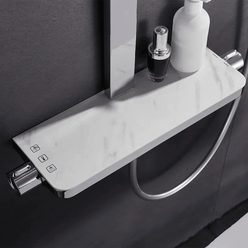 exposed-solid-brass-rainfall-shower-system-with-hand-shower-and-stone-rack-bathlova-14 Exposed Solid Brass Rainfall Shower System with Hand shower & Stone Rack -Bathlova