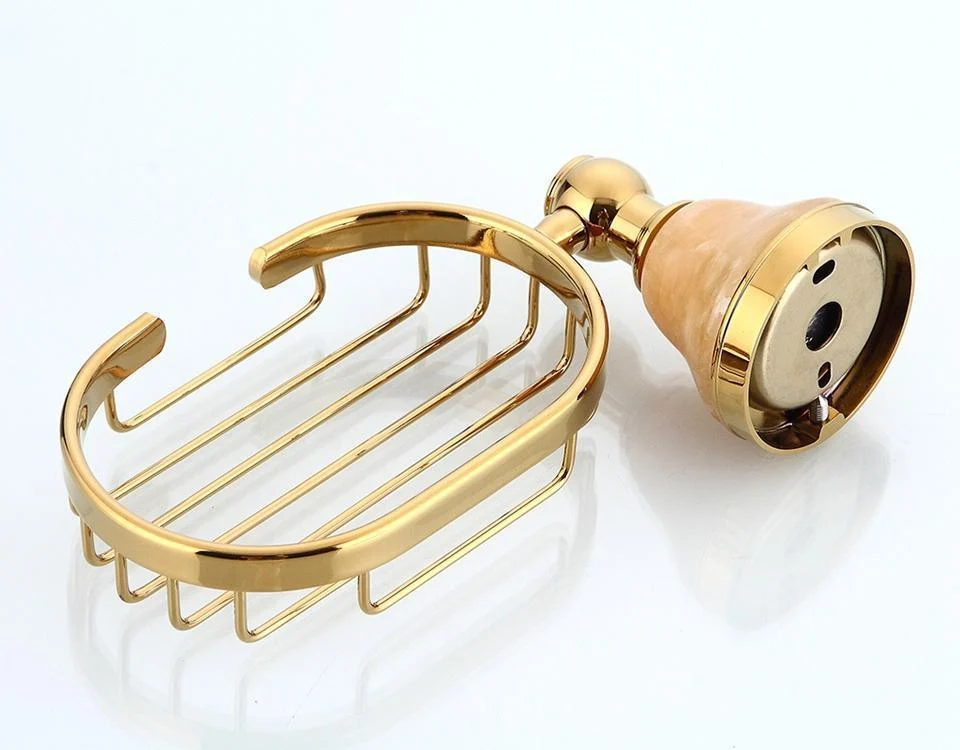 Fabulous Golden Soap Holder Bathroom Accessory -Bathlova