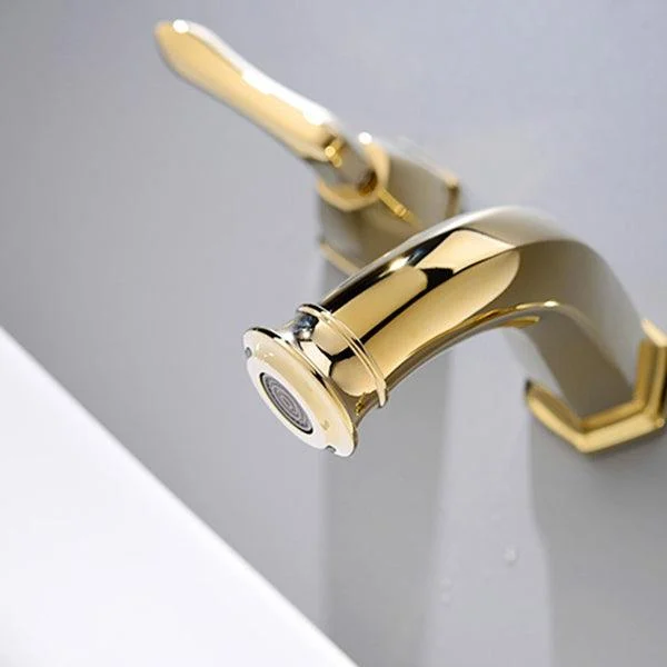 Glam Tub Tap Wall Mounted Double Handle Low Arc Bath Tap Trim -Bathlova