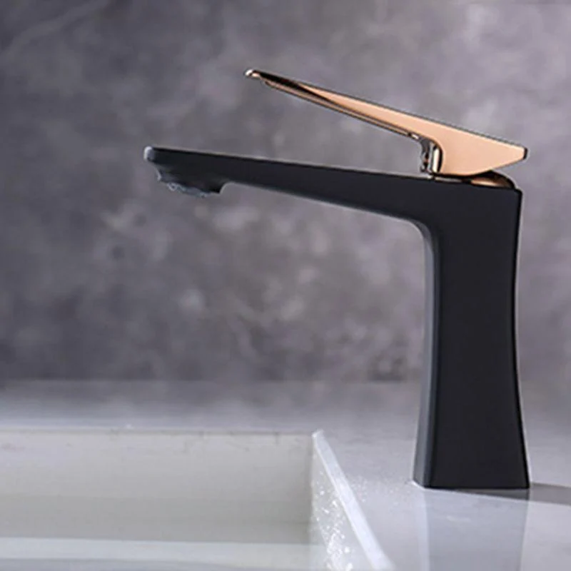 Glam Vessel Sink Tap Brass Lever Handles with Drain Assembly Basin Lavatory Tap -Bathlova