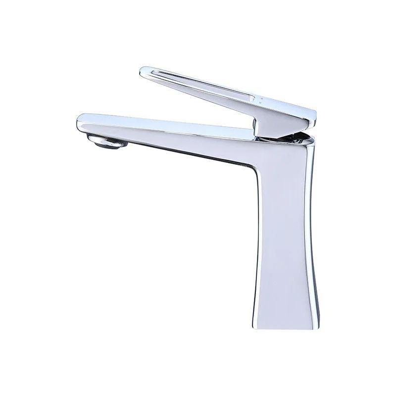 Glam Vessel Sink Tap Brass Lever Handles with Drain Assembly Basin Lavatory Tap -Bathlova