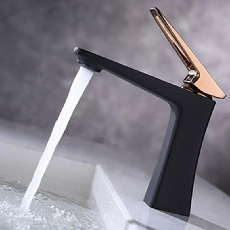 Glam Vessel Sink Tap Brass Lever Handles with Drain Assembly Basin Lavatory Tap -Bathlova