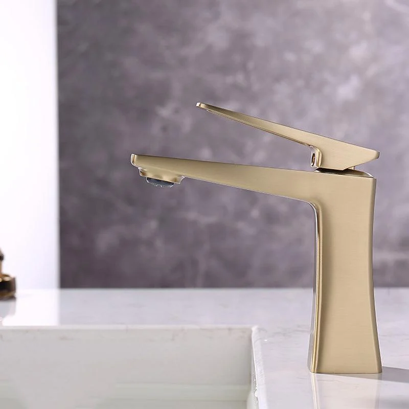 Glam Vessel Sink Tap Brass Lever Handles with Drain Assembly Basin Lavatory Tap -Bathlova