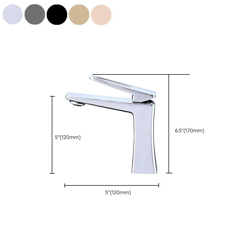 Glam Vessel Sink Tap Brass Lever Handles with Drain Assembly Basin Lavatory Tap -Bathlova