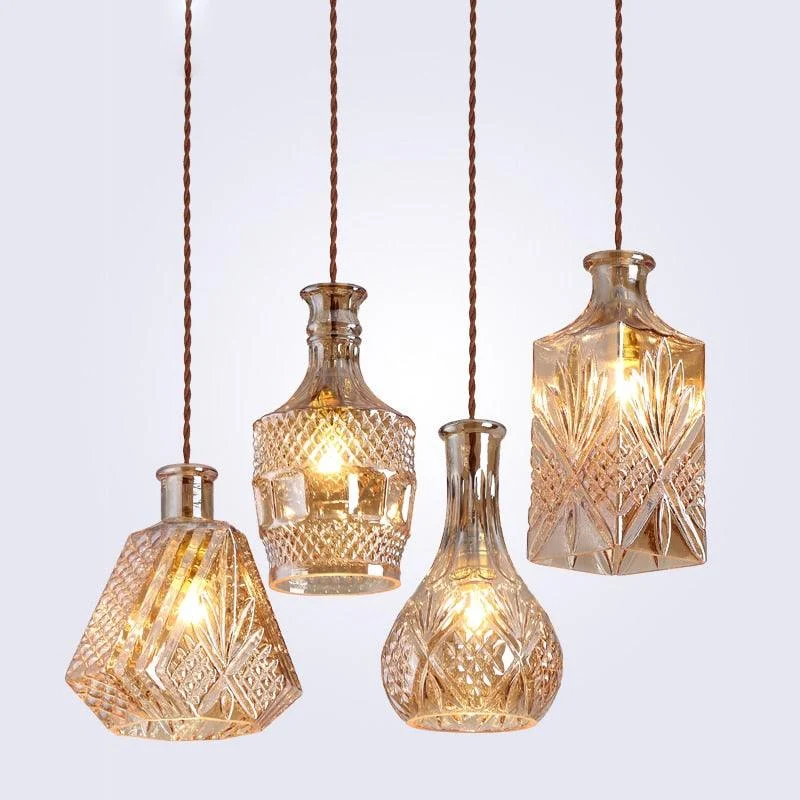 Glass Jar Pendant Lights -Bathlova