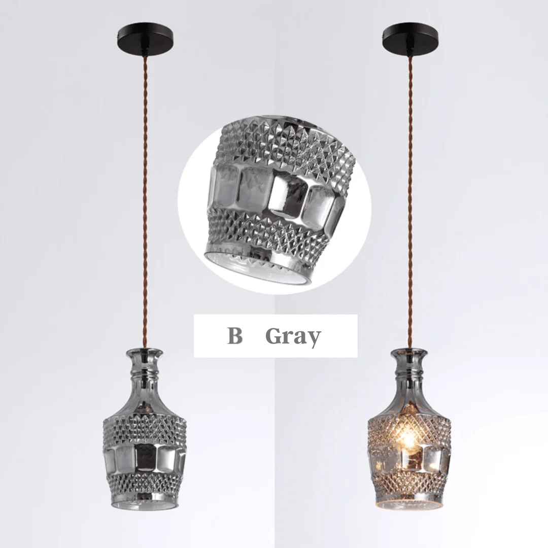 Glass Jar Pendant Lights -Bathlova