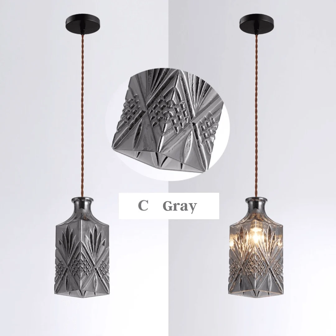 Glass Jar Pendant Lights -Bathlova