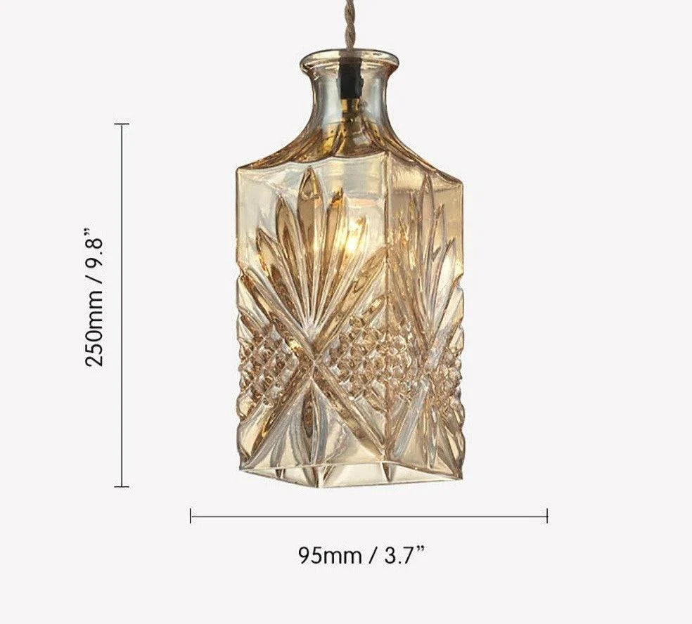 Glass Jar Pendant Lights -Bathlova