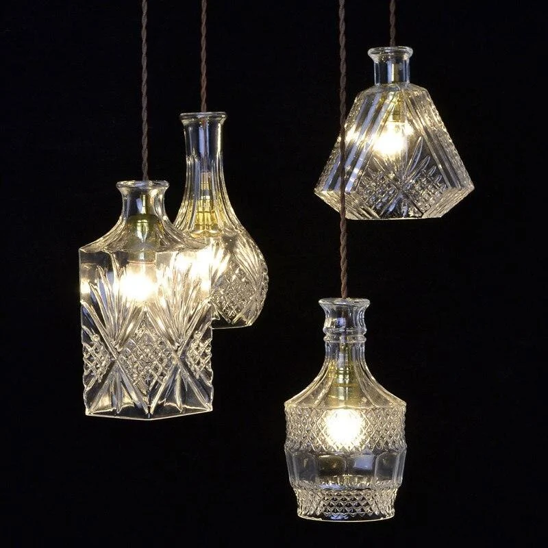 Glass Jar Pendant Lights -Bathlova