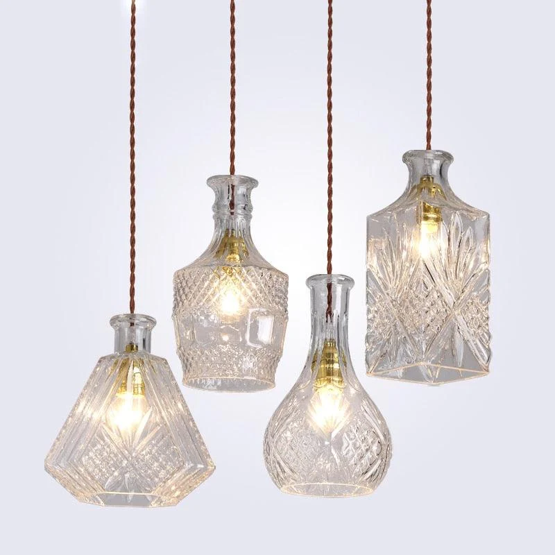 Glass Jar Pendant Lights -Bathlova