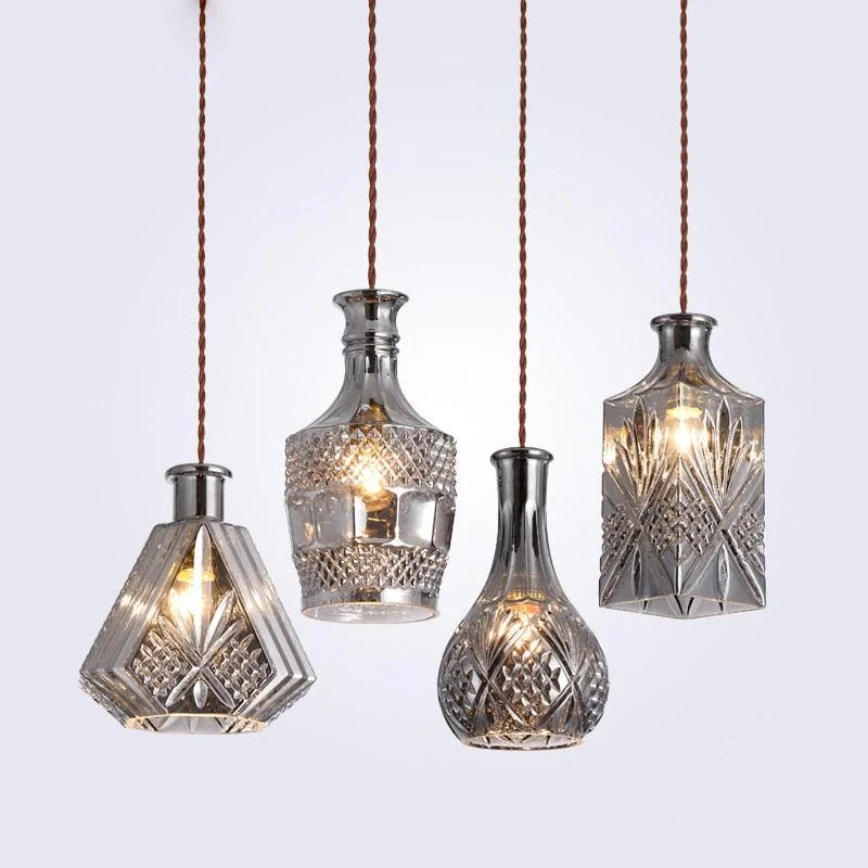 Glass Jar Pendant Lights -Bathlova