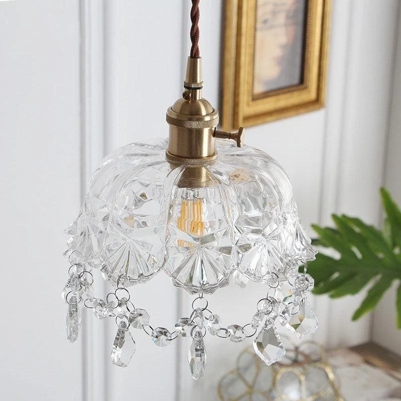 Glass Jewel Pendant Light -Bathlova