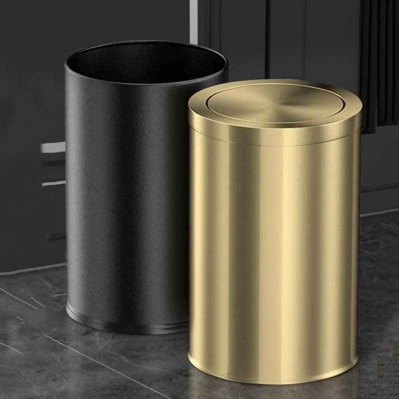 Glitter Metal Trash Can -Bathlova