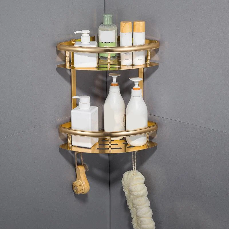 Gold 7 Piece Bathroom Accessory Set Vintage Bathroom Accessory Kit -Bathlova