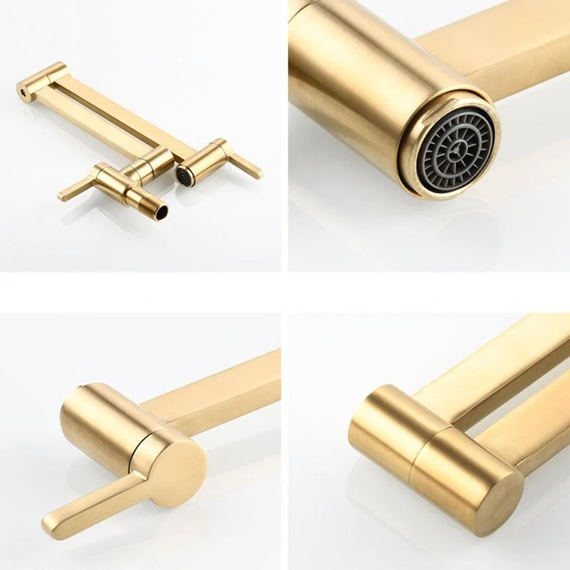 Gorgeous Brass Wall Mounted Taps Stain Resistant Wall Mounted Bathroom Tap -Bathlova