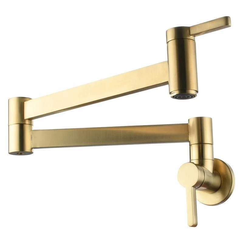 Gorgeous Brass Wall Mounted Taps Stain Resistant Wall Mounted Bathroom Tap -Bathlova