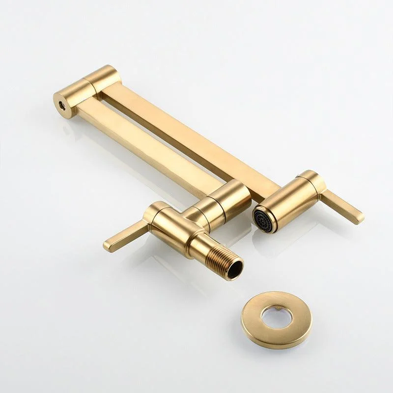 Gorgeous Brass Wall Mounted Taps Stain Resistant Wall Mounted Bathroom Tap -Bathlova