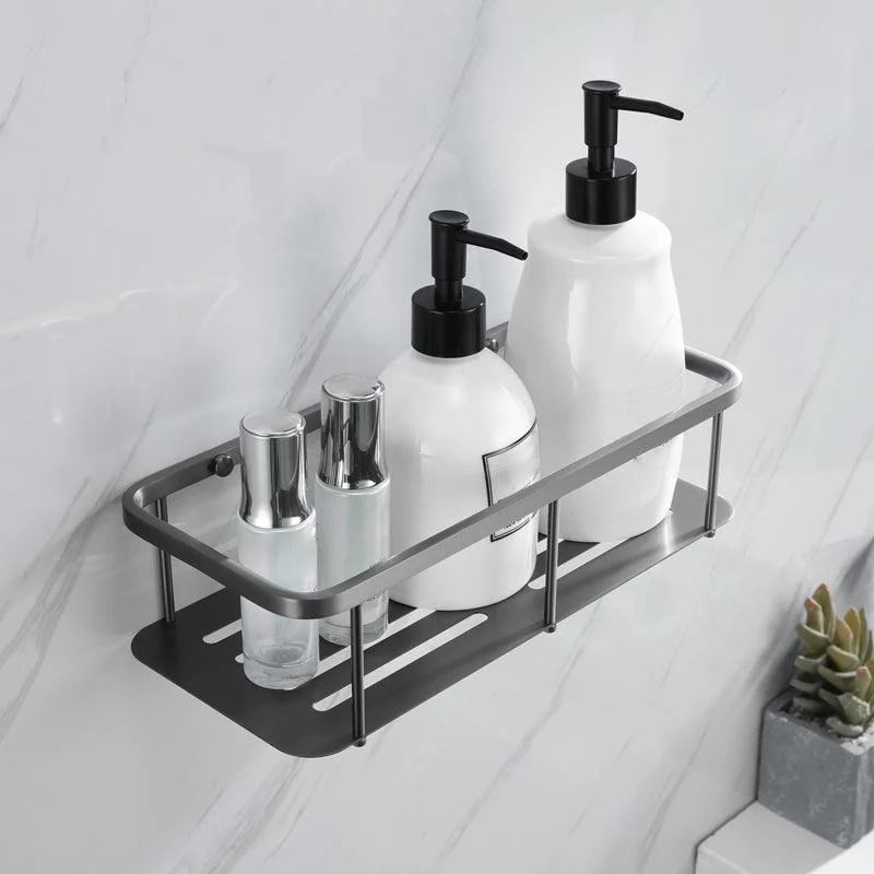 Gray 5-Piece Modern Bathroom Accessory Set in Stainless Steel -Bathlova