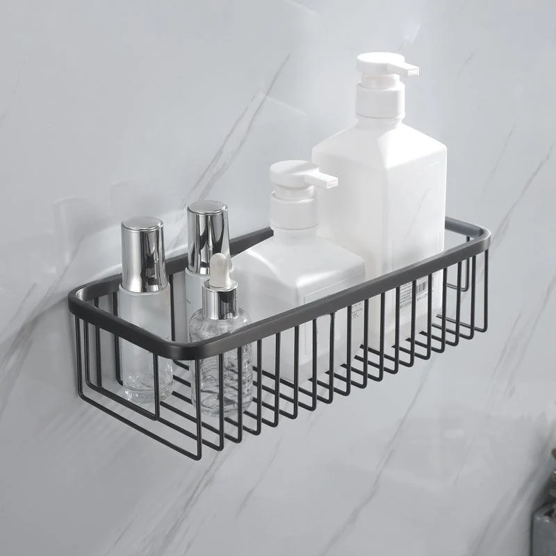 Gray 5-Piece Modern Bathroom Accessory Set in Stainless Steel -Bathlova