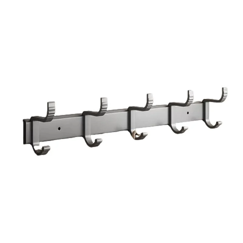 Gray Bathroom Accessory As Individual Or As a Set with Towel Bar/Bath Shelf/Robe Hooks -Bathlova