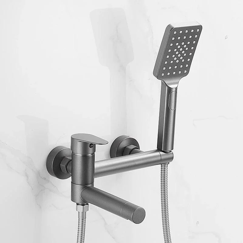 Gray Wall Mounted Bathroom Shower Tap -Bathlova