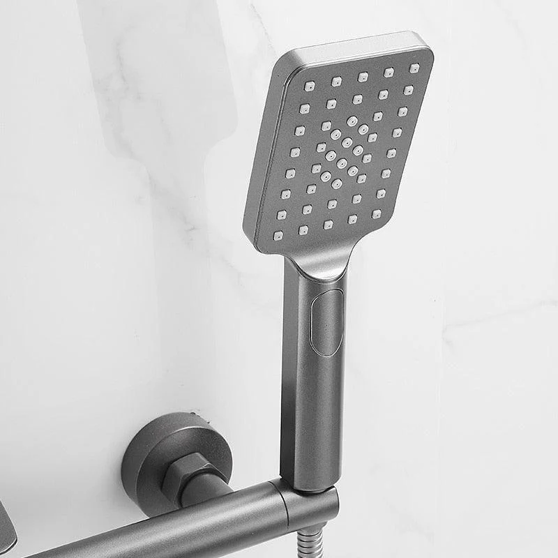 Gray Wall Mounted Bathroom Shower Tap -Bathlova